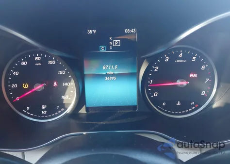 2020 Mercedes-Benz C 300 4Matic z USA, uszkodzony, nr VIN WDDWF8EB5LR545618